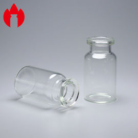 Frasco de cristal transparente del estándar de ISO 10ml 24*45m m