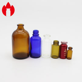Vial de vidrio desechable para inyección farmacéutica vacío