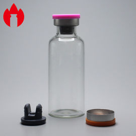 Frasco de cristal tubular de la encrespadura 30ml del Borosilicate multi superior lúcido medicinal del uso