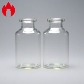 20ml despejan o los frascos medicinales y cosméticos del café del tubo de cristal de la botella
