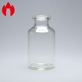 Frasco medicinal del tubo de cristal de la inyección transparente del estándar de ISO 20ml