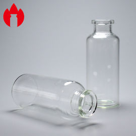 Frasco de cristal tubular de la encrespadura 30ml del Borosilicate multi superior lúcido medicinal del uso