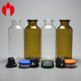 Vial de vidrio desechable para inyección farmacéutica vacío
