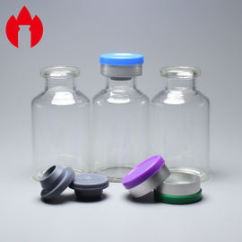 Frasco medicinal del tubo de cristal de la inyección transparente del estándar de ISO 20ml