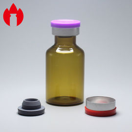 20ml despejan o los frascos medicinales y cosméticos del café del tubo de cristal de la botella