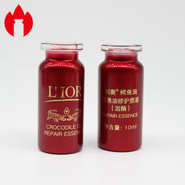 La botella de cristal del frasco cosmético 1-50ml modificó tamaño para requisitos particulares con la impresión del sellado de /Hot