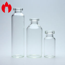 Pequeño frasco de cristal vacío