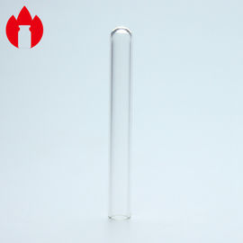 Tubos de ensayo de cristal minúsculos de la parte inferior redonda/plana para el equipo de laboratorio