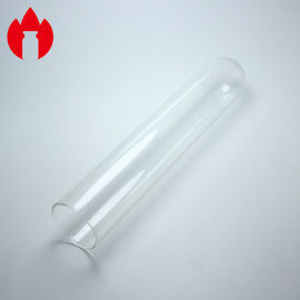 Tubos de ensayo de cristal minúsculos de la parte inferior redonda/plana para el equipo de laboratorio