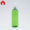 frascos vacíos verdes transparentes del top del tornillo 100ml