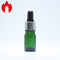 Frascos cosméticos verdes del top del tornillo del aceite esencial 5ml