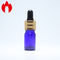 Botellas vacías de cristal azules del aceite esencial del casquillo 5ml del dropper