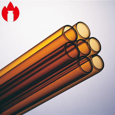 Tubos de vidrio de borosilicato ámbar, recipientes de vidrio de borosilicato medicinal
