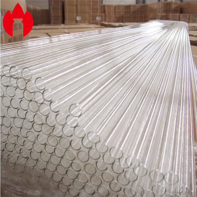 Tubo de vidrio transparente o borosilicato de ámbar o tubo de vidrio de cal de soda