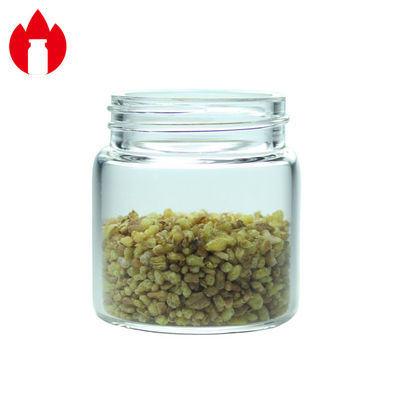 envase del tarro de la botella de vidrio de Borosilicate de la boca ancha de 50ml 100ml 150ml alto