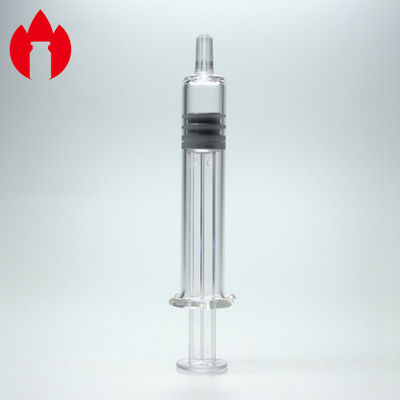 5,0 el vidrio de Borosilicate del neutral prellenó la capacidad de las jeringuillas 2.25ml para médico