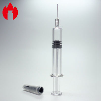 Siringa de vidrio precargada Siringa de vidrio precargada para uso médico o cosmético
