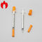 Jeringuilla plástica 1ml de la insulina de los PP de la inyección médica disponible
