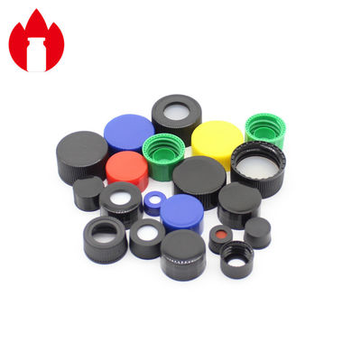 Tapones de rosca de plástico de 13 mm, 18 mm y 24 mm, color personalizado para viales de rosca