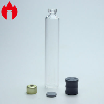 Capacidad neutral clara de los cartuchos 3ml del vidrio de Borosilicate para el uso médico
