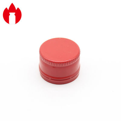 Capas de cuerda de aluminio de tornillo rojo de 20 mm con junta de PE