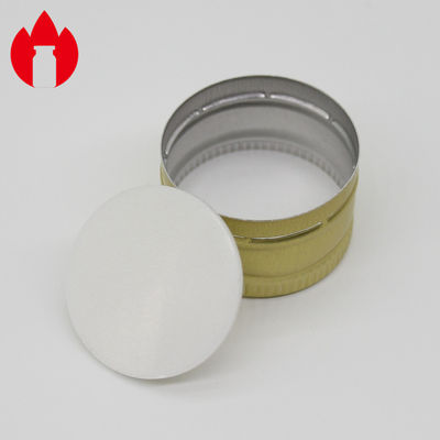 20mm 22mm 25mm 28mm Caps de aluminio Pilfer Proof para la botella de tornillo