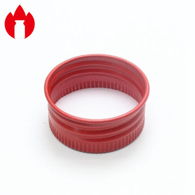 Capas de tornillo de aluminio metálico de 20 mm 24 mm 28 mm con junta de PE