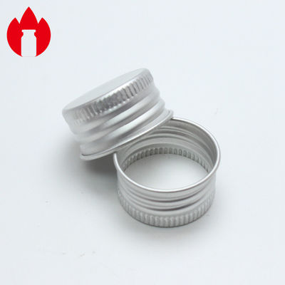 Capas de tornillo de aluminio metálico de 24 mm con junta de PE