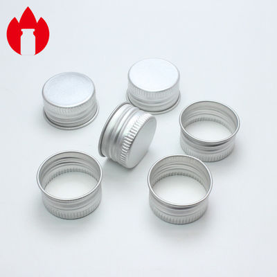 Capas de tornillo de aluminio metálico de 24 mm con junta de PE