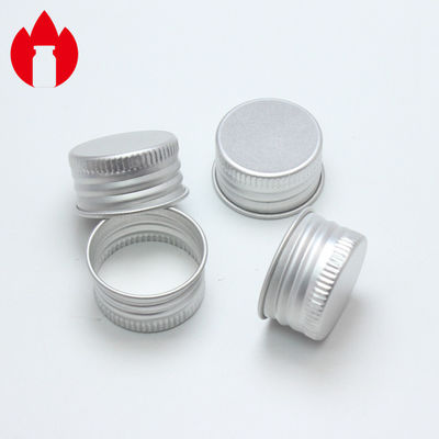 Capas de tornillo de aluminio metálico de 24 mm con junta de PE