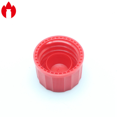 18 mm de material de PP plástico con tapa de tornillo de color azul / verde con enchufe interior