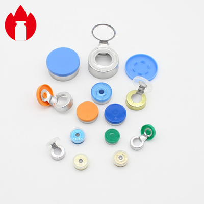 13mm 20mm 32mm Pharma Crimp Top Aluminio plástico rasgar fuera de la tapa