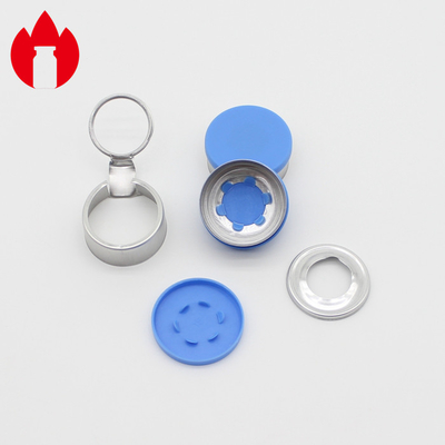 13mm 20mm 32mm Pharma Crimp Top Aluminio plástico rasgar fuera de la tapa