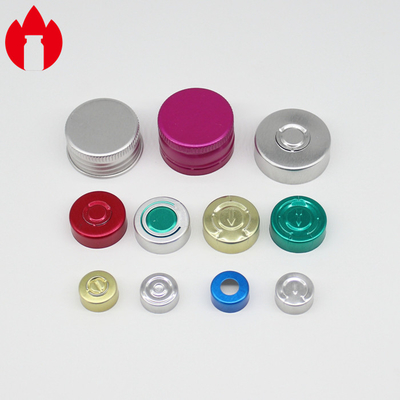 Capuchón de vial de plástico de aluminio y plástico