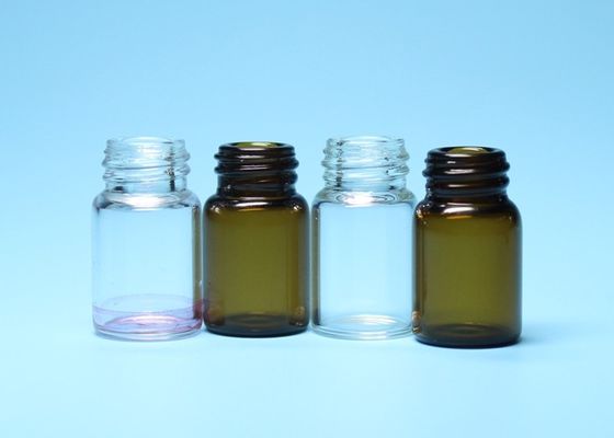 2ml 3ml transparente o vidrio de Borosilicate de Brown roscó la botella