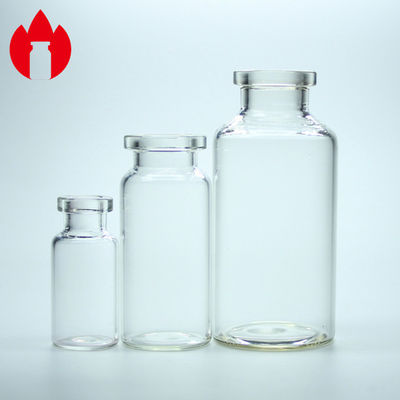 Vial de vidrio borosilicato neutro